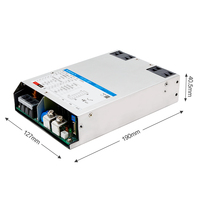 Mornsun SMPS 1000W 48V 21A LMF1000-20B48 AC DC Alimentation à découpage réglable 1000W 48V avec PFC