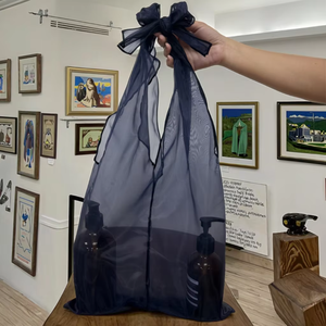 New Customizable <b>Patchwork</b> Organza Tote <b>Bag</b> Soft Portable Environmentally Friendly Tote <b>Bag</b> Shoulder <b>Bag</b> - Product Image 4