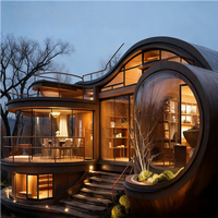 Maisons conteneurs préfabriquées en acier de haute qualité, design européen, résistantes au vent et à l'eau, pour chambre et salon extérieurs