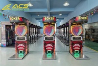 Machine de jeu d'arcade de boxe ACS Riteng Coin Operated Street Amusement Ultimate Big Hit Punch, en métal, garantie 1 an (version anglaise)