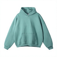 Sweat-shirt à capuche oversize coupe ample épaules tombantes du S au XXL grandes tailles personnalisable avec logo OEM pour l'hiver