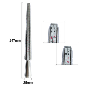 <strong>Ring</strong> Size Measurer Mandrel Metal UK <strong>Ring</strong> Size <strong>Measurement</strong> <strong>Tool</strong> Finger Gauge Kit Jewelry Size <strong>Tool</strong> - Product Image 4