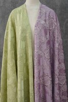 Tissu Jacquard Brocart Personnalisé en Soie Florale Gaufrée avec Fil Doré, Résistant à l'Abrasion, pour Robe Hanfu de Style National