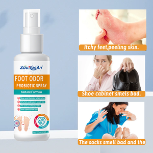 Spray <span class=keywords><strong>anti</strong></span>-fongique probiotique à base d'extraits naturels de plantes pour soulager les démangeaisons et éliminer les odeurs de pieds. - Product Image 4