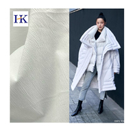 Tissu pour vêtements de femme et de fille, personnalisé en usine, vertical froissé, 100% polyester, extensible, respirant, élastique