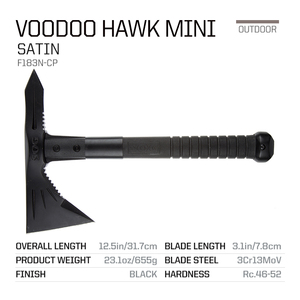 Hache tactique SOG Tomahawk - Mini hache tactique Voodoo Hawk pour la survie, les sports et le camping (F183N-CP) - Product Image 3