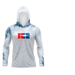 Customizable UPF50 Fishing Shirt Long Sleeve Lightweight Polyester Quick Dry Anti-UV Camouflage Outdoor Sportswear - Product Image 1