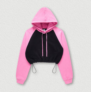 เสื้อฮู้ดสำหรับผู้หญิงผ้าคอตตอน13% โพลีเอสเตอร์หนา360ก. แต่งปักลายได้ตามต้องการ - Product Image 5