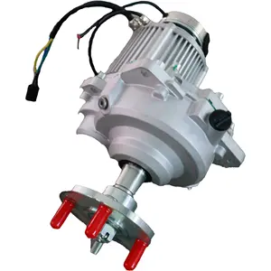 YP, Yuxin motor pemotong rumput 1000W, motor listrik bldc 2200W motor DC 48V 3600rpm untuk pemotong rumput ATV UTV mobil Golf