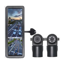 ISO Factory Pantalla digital de 12,2 pulgadas DC10 36V Monitor de espejo retrovisor AHD DVR Monitor de grabación Espejo Retrovisor lateral