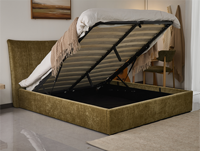 Lit rembourré moderne avec rangement, ensemble de meubles de chambre à coucher design, lit double, king size, queen size avec rangement, mobilier de chambre