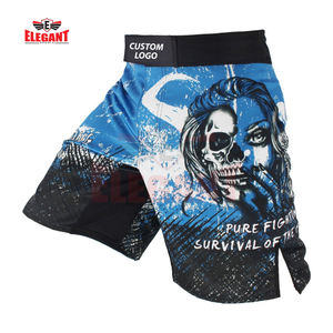 2024 Shorts MMA en Polyester conçus sur mesure Shorts de boxe Muay Thai imprimés par sublimation personnalisée en gros - Product Image 1