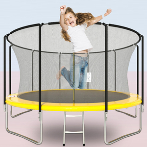 <span class=keywords><strong>Trampoline</strong></span> en mousse PVC et polypropylène de 8 pieds avec filet de protection pour garçons et filles - Utilisation commerciale extérieure, <span class=keywords><strong>trampoline</strong></span> à bungee, air bouncer - Product Image 6