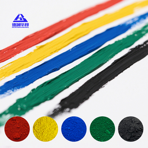 Oxit sắt sắc tố màu vàng đen màu xanh lá cây nhuộm cho đóng dấu sàn bê tông paver khối màu đỏ bột giá cho xi măng gạch - Product Image 1