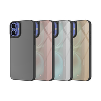 Antichoc Miroir Mobile Cell Cases pour Iphone 16 Plus Tpu Mobile Phone Protector Compatible Phone Case Phone Cover