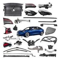 2016-2019 Tesla Model S antibrouillard Grille active persienne Chrome accessoires de voiture nouveau plastique 1057851-00-J 1058007-00-J antibrouillard de voiture