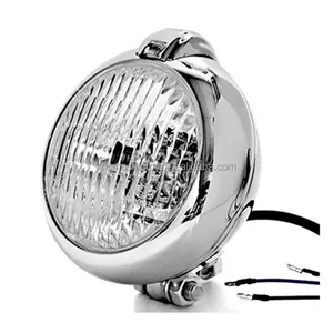 Aluminum alloy motorcycle headlight electroplating head lamp head light for harley motorbike scooter