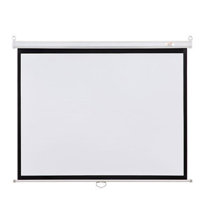 <span class=keywords><strong>Écran</strong></span> de projection manuel de 100 pouces, résolution 4K, PVC, cinéma maison, style 3D, tissu blanc mat, format 16:9 - Product Image 1