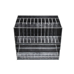Custom stackable acrylic gift box acrylic box clear acrylic display case box for showcase comic con toy/toy bearbrick
