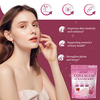 Productos de Tendencia 2026: Mezcla de Bebida de Colágeno y Arándano para Mujeres, Polvo Instantáneo para Aclarar la Piel con Prebióticos y Extracto de Arándano