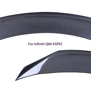 สปอยเลอร์หลังคาร์บอนไฟเบอร์ทรง ASPEC สำหรับรถยนต์ Q60 Q60S Coupe ปี 2013-2023 - Product Image 3