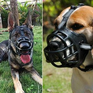 Soft Silicone Pet Dog Muzzle Breathable <b>Basket</b> Muzzles Comfy for <b>Small</b> Medium Large and X-Large Dogs Stop Biting Barking Chewing - Product Image 5