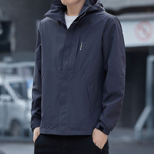 Chaqueta chaqueta de primavera y otoño para hombre, ropa holgada de talla grande para montañismo al aire libre, chaqueta informal con capucha, ropa de hombre a la moda - Product Image 3