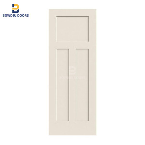 32 pulgadas X 80 en 6 Panel Colonist Imprimado mano derecha texturizada núcleo sólido moldeado compuesto MDF puerta Interior precolgada única - Product Image 3
