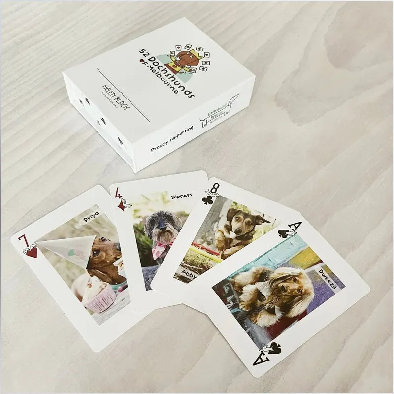Shenzhen factory wholesale Playing card custom eco-friendly paper poker cards family playing game