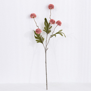 Mini Bouquet di Fiori Artificiali in Seta: Dente di Leone e Crisantemo a Sfera per Decorazioni di Laurea - Product Image 5