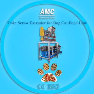 Agente local queria AMC200S 100kph 200kph 100-200 kg/h Pet Feed Pellet Machine Dog Production Line - Product Image 6