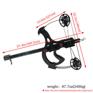 PIAOYU Nieuwe Professionele Compoundboog voor Volwassenen met 8mm Stalen Kogels Jacht Metalen Katapult Buiten Schieten Boog Set - Product Image 3