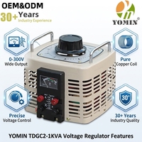 0,5KVA 1KVA 2KVA 3KVA 5KVA 10KVA 15KVA 20KVA Auto-Transformator TDGC2-1 Einphasiger Spannungsregler Variac Variabler Transformator