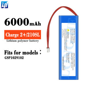 6000mAh Charge 2 210sL Mini 0 Baterías recargables de ciclo para JBL GSP1029102 - Product Image 2