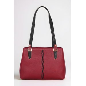 Sac à main pour femme de qualité supérieure en cuir véritable à 100 % avec détails de couture renforcés et compartiments de rangement spacieux - Product Image 4