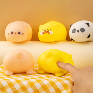 Giocattolo antistress a forma di anatra, morbido e comprimibile, a lento ritorno, a base di farina, palla panda, gadget definitivo, antistress per bambini - Product Image 2