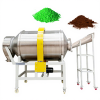 Mélangeur à tambour en acier inoxydable pour l'aromatisation et l'assaisonnement du thé, application uniforme avec faible dommage aux matériaux