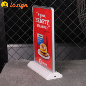 Caja de luz delgada de pie con energía solar Australia Real Estate Sign Custom Led ultra Slim Light Box - Product Image 2