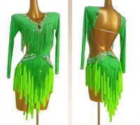 2025 nouveau nouveau concours de robe de danse latine de salle de bal femmes frange robes latines à vendre