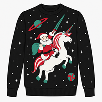 Vente directe de vêtements de Noël, nouveau pull de Noël à col rond pour homme