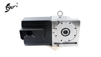 Table rotative CNC Tiger 125 mm à 4ème axe, importée de Taïwan, avec double engrenage à vis sans fin et frein pneumatique, pour indexage
