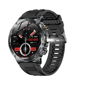 DF Ak87 2025 Nuevo Reloj Inteligente con Correa de Silicona y Acero, Pantalla Redonda Grande, Monitor de Actividad Física, Más de 100 Modos Deportivos, Función de Llamadas - Product Image 4