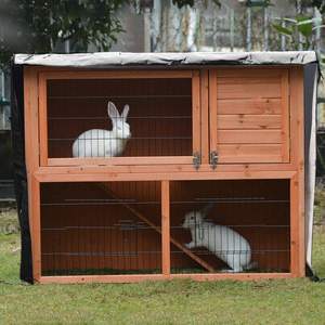 double bunny cage