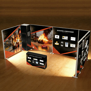 Expositor Modular Personalizado sin Marco 3x3 10x10 20x10 de Aluminio con Caja de Luz LED para Eventos, Exposiciones y Ferias Comerciales - Product Image 1