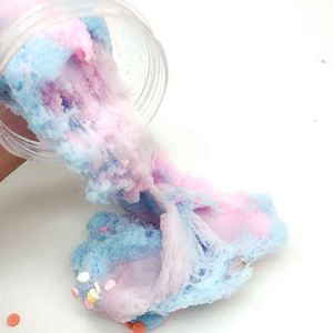 Colorful Eco-Friendly Wholesale Plastic Clay Fluffy Play Dough Super Light Crystal <b>Slime</b> Educational Stress Relief Hot Sale - Product Image 1