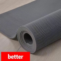 PVC Ausgehöhlte Verdickte Rutschfeste Matte für Toilette, Küche, Garage, Fitness, Outdoor, Teppich, Türmatte, Flur, Badezimmer, Gewerbe