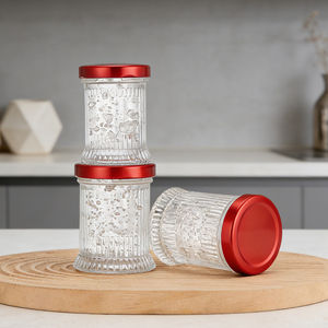 Bocaux en verre multi-tailles avec couvercles, résistants à la chaleur, petits pots à ragoût <span class=keywords><strong>pour</strong></span> nids d'oiseaux, aliments <span class=keywords><strong>pour</strong></span> bébés, desserts, vente en gros - Product Image 5