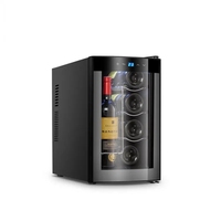 Vanace BW-25D1 Mini cave de refroidissement électronique thermoélectrique de luxe Capacité de 8 bouteilles Refroidisseur à vin domestique