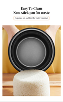 Autocuiseur Électrique Multifonction 6L avec Panneau d'Icones Alimentaires Colorées de Haute Qualité pour Appareils de Cuisine