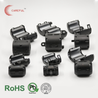 Clip-on Ferrite Core SCRC SCNF EMI RFI Noise Suppressor Split Clamp Ferrite Ring for 3.5-30mm Power USB Cable RoHS Custom Size